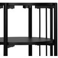 BEISTELLTISCH 43,8/43,8/60 cm Schwarz rund  - Schwarz, Trend, Holzwerkstoff/Metall (43,8/43,8/60cm) - Xora