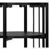 BEISTELLTISCH 43,8/43,8/60 cm Schwarz rund  - Schwarz, Trend, Holzwerkstoff/Metall (43,8/43,8/60cm) - Xora