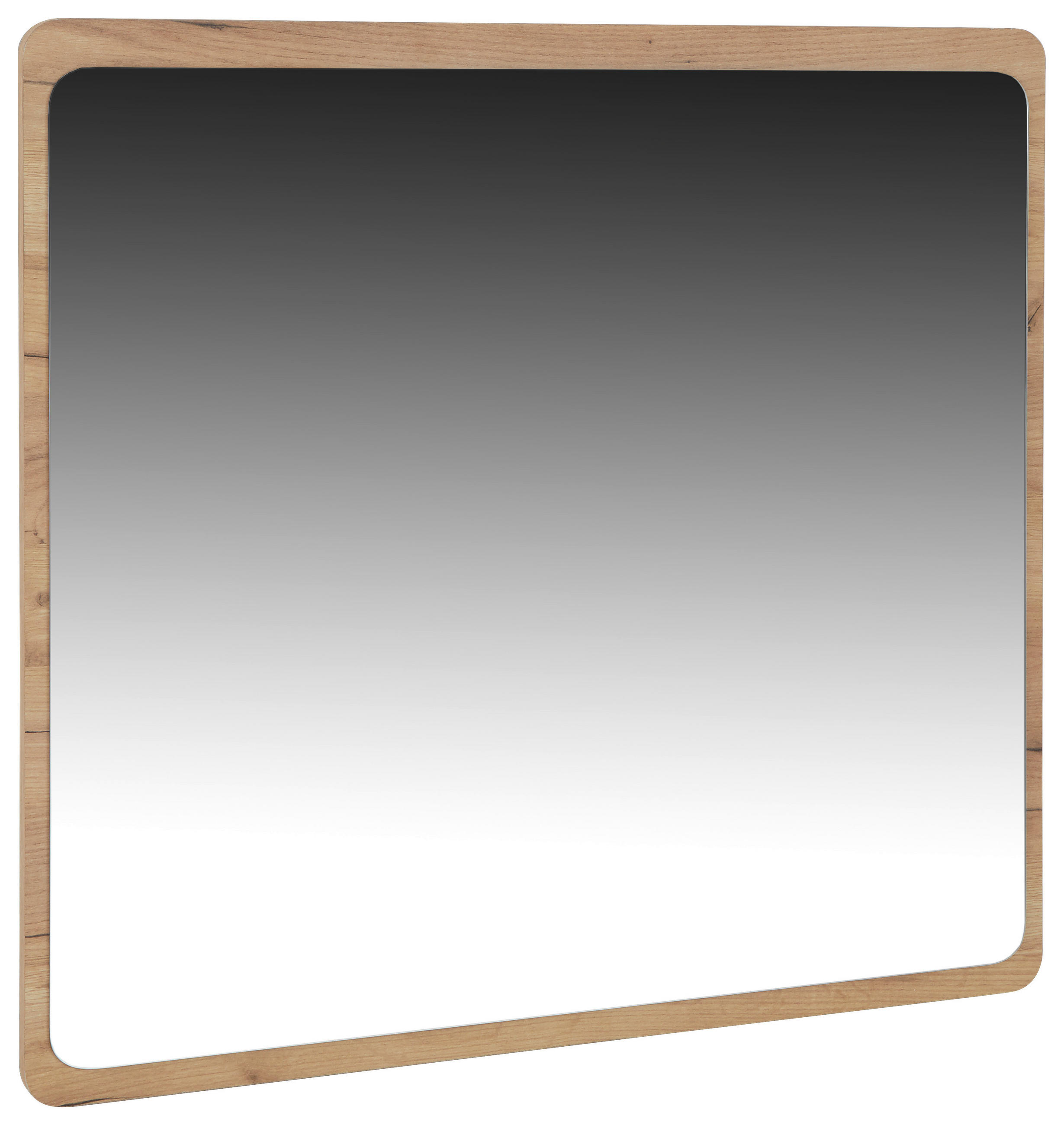WANDSPIEGEL 84/83/2 cm    in rechteckig  - Eichefarben, MODERN, Glas/Holzwerkstoff (84/83/2cm) - Boxxx