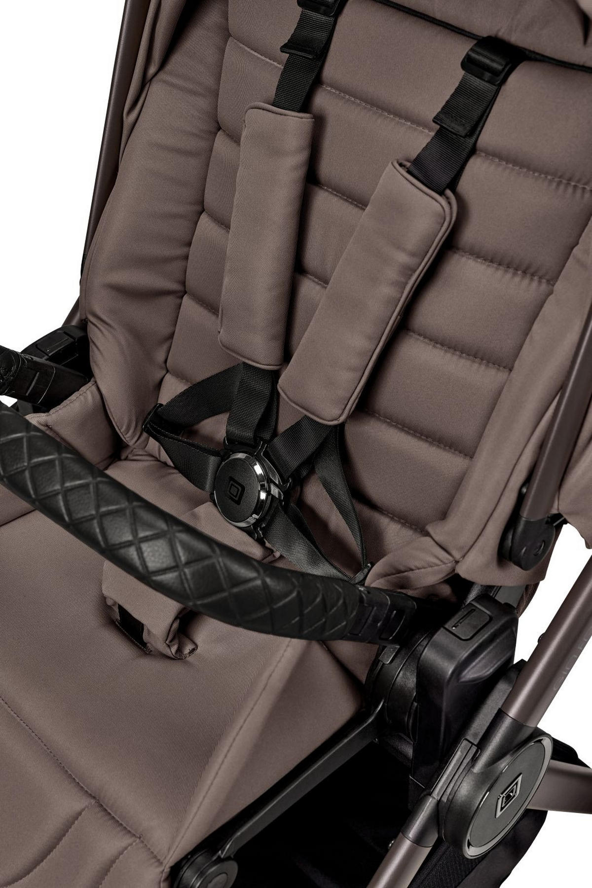 KINDERWAGENSET  GIO FOLD SET AIR  greige  - Greige/Schwarz, Basics, Textil (120/58/92cm) - Moon Edition