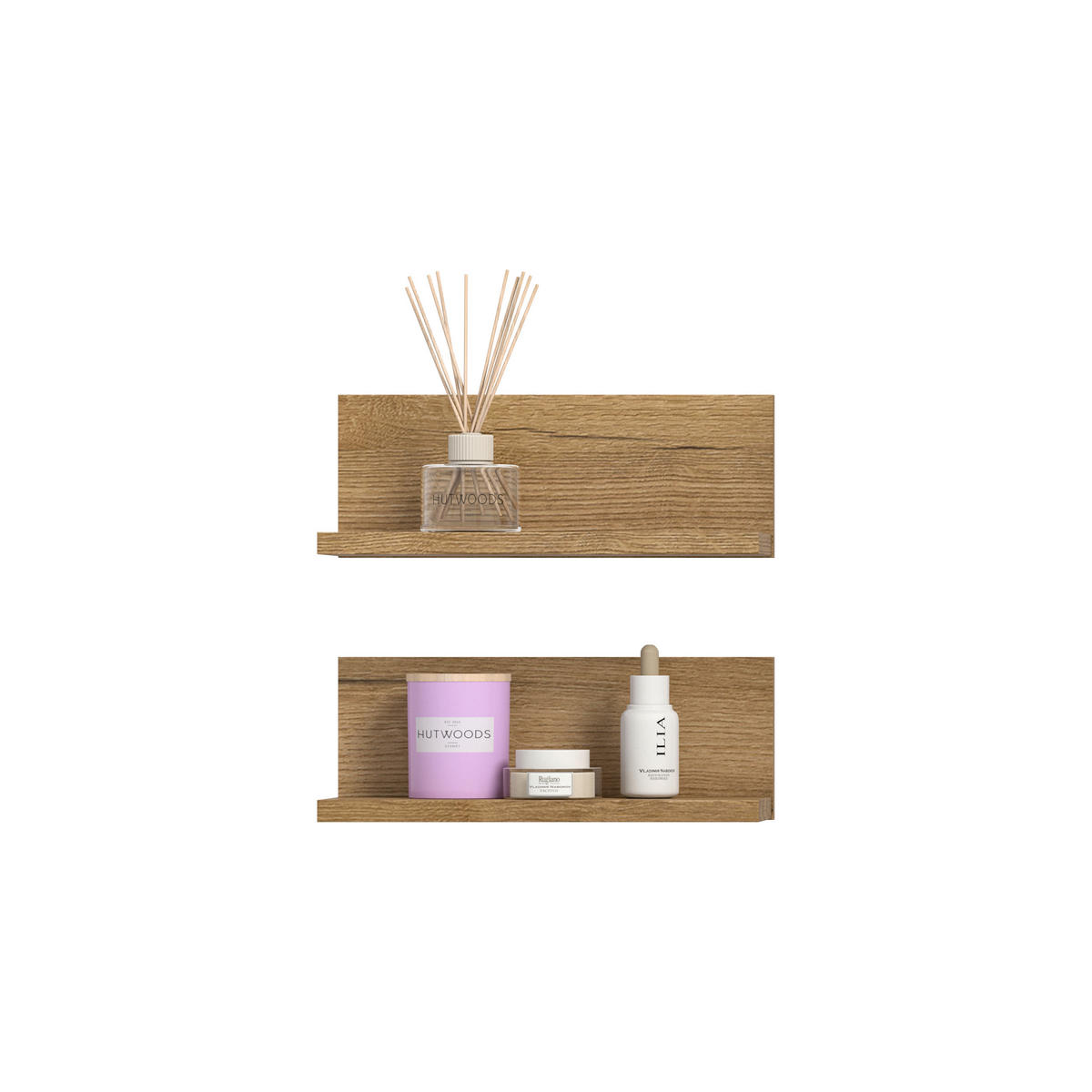 BADEZIMMERREGAL 32/12/14 cm  - Eichefarben, Trend, Holzwerkstoff (32/12/14cm) - MID.YOU