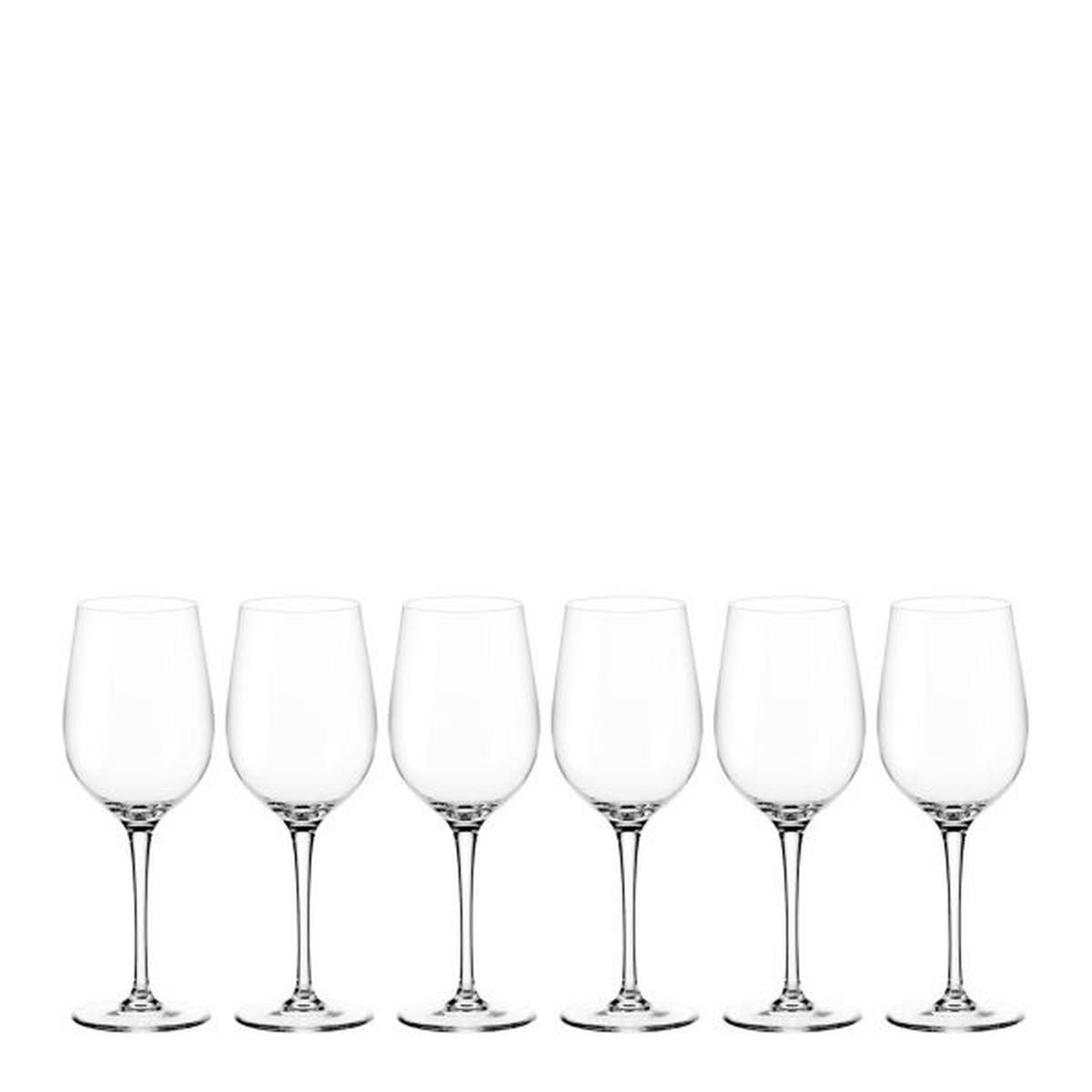 GLÄSERSET Ciao+ 6-teilig  - Klar, Basics, Glas (26,7/22,6/17,8cm) - Leonardo
