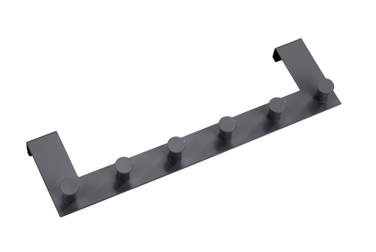 TÜRGARDEROBE  in Schwarz  - Schwarz, Basics, Metall (39/11/5,5cm) - Schöner Wohnen