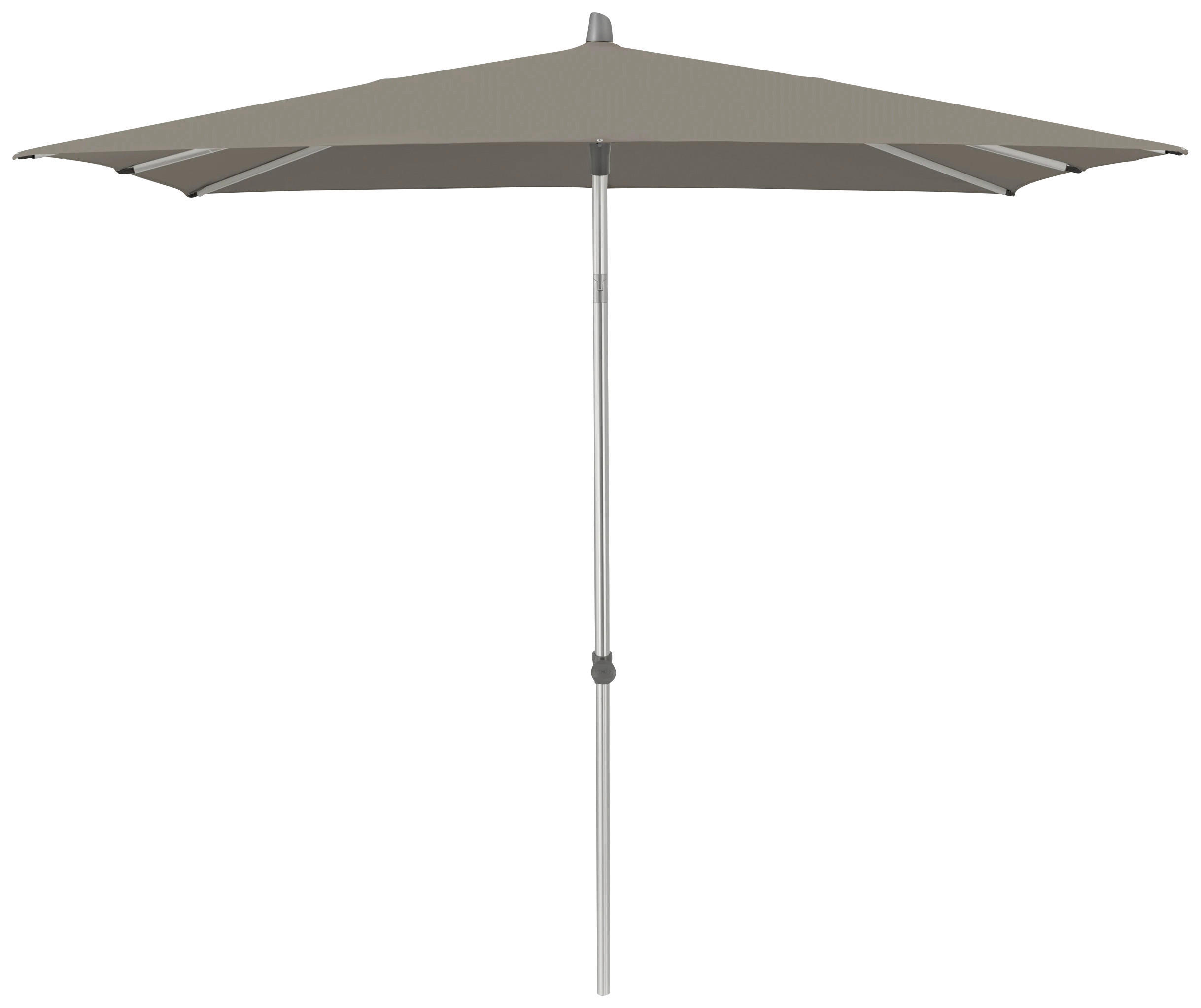 SONNENSCHIRM 240x240 cm Taupe  - Taupe/Silberfarben, Textil/Metall (240/240cm) - Glatz