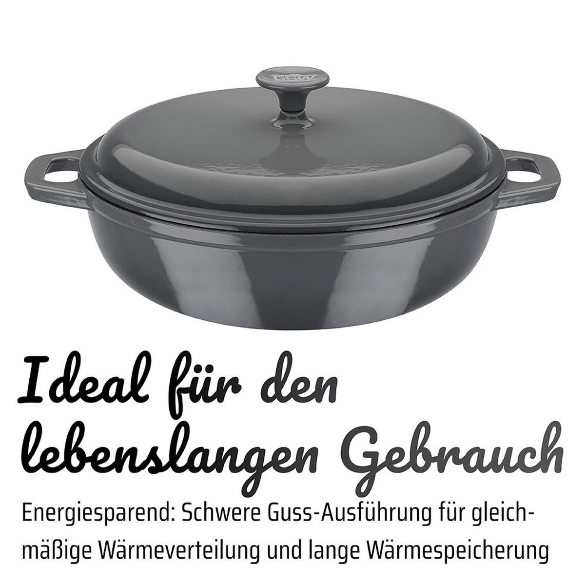 SCHMORTOPF GREY SHADOW 4,5 l  - Grau, Basics, Metall (30/9cm) - GSW