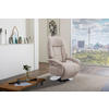 DREHSTUHL Mikrofaser Beige  - Chromfarben/Beige, KONVENTIONELL, Textil/Metall (74/111/77cm) - Sit & More