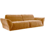 BIGSOFA Chenille Gelb, Senfgelb  - Gelb/Senfgelb, KONVENTIONELL, Kunststoff/Textil (300/91/116cm) - Cantus