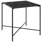 BEISTELLTISCH 40/40/40 cm Schwarz quadratisch  - Schwarz, Trend, Stein/Metall (40/40/40cm) - Landscape