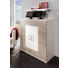 SIDEBOARD melaminharzbeschichtet Eichefarben, Weiß - Eichefarben/Alufarben, Design, Holzwerkstoff/Kunststoff (100/111,4/44,3cm) - Cantus
