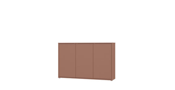 SIDEBOARD  154,2/99,1/34,9 cm  - Terracotta/Grau, MODERN, Holzwerkstoff/Kunststoff (154,2/99,1/34,9cm) - Carryhome