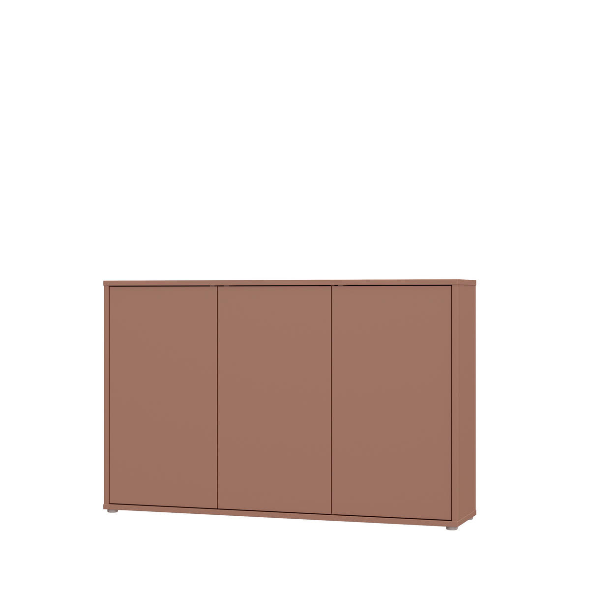 SIDEBOARD  154,2/99,1/34,9 cm  - Terracotta/Grau, MODERN, Holzwerkstoff/Kunststoff (154,2/99,1/34,9cm) - Carryhome