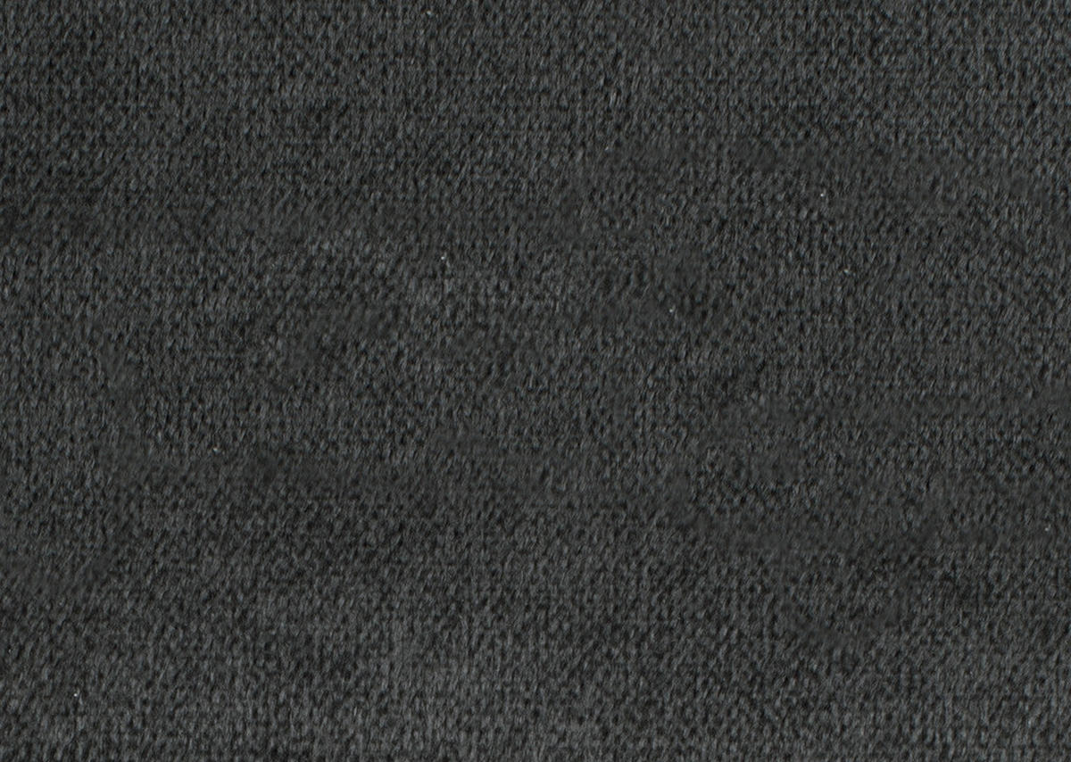 ECKSOFA in Velours Anthrazit  - Anthrazit/Schwarz, Konventionell, Holz/Textil (161/260cm) - Carryhome
