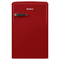 KÜHLSCHRANK 55/86/61,5 cm VKS15620-1R  - Rot, Basics, Glas/Metall (55/86/61,5cm) - Amica