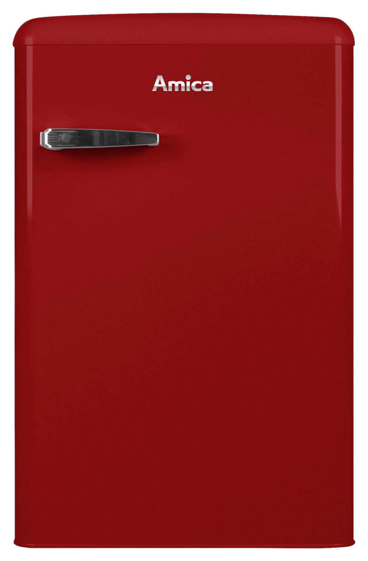 KÜHLSCHRANK 55/86/61,5 cm VKS15620-1R  - Rot, Basics, Glas/Metall (55/86/61,5cm) - Amica