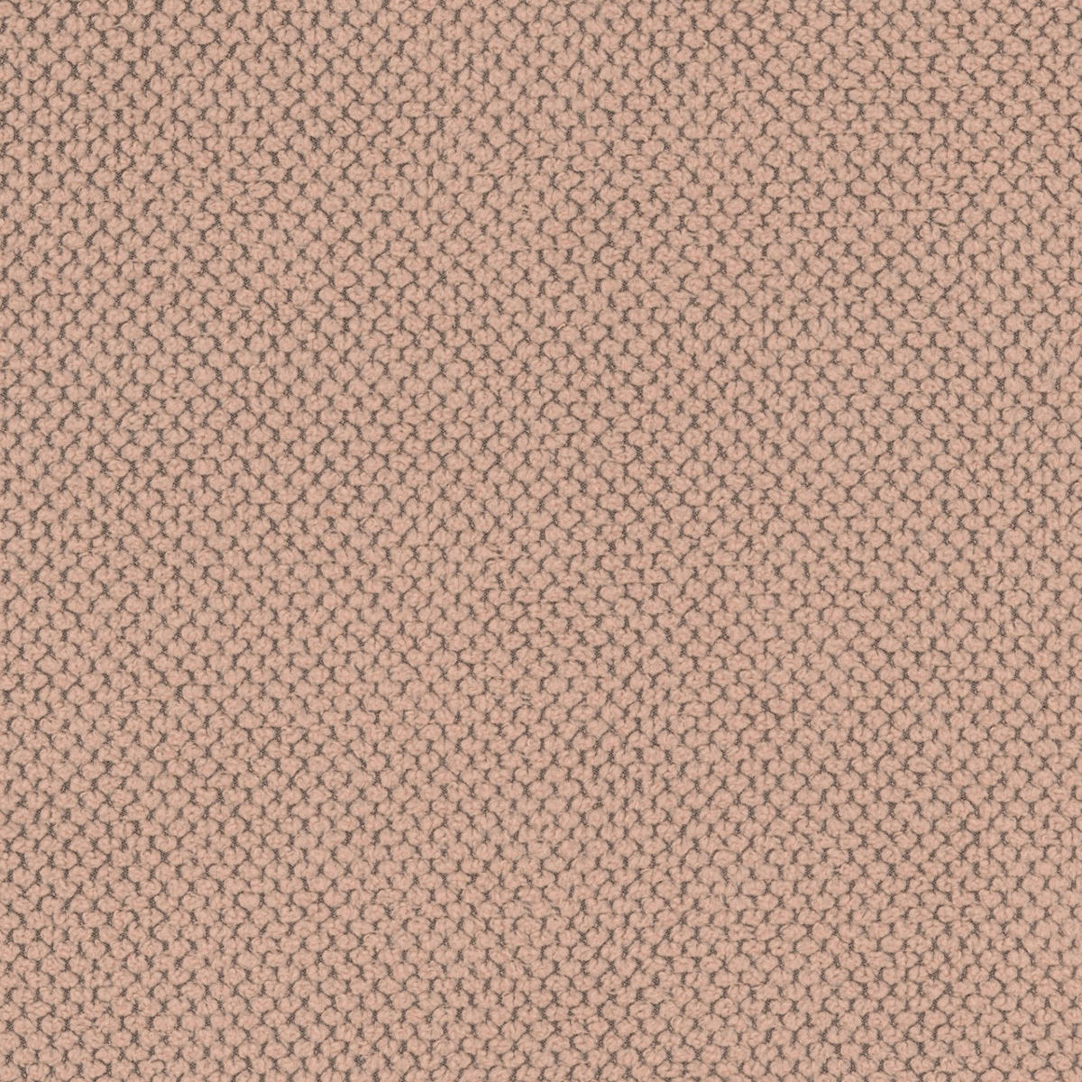 ECKSOFA in Webstoff Altrosa  - Schwarz/Altrosa, Modern, Kunststoff/Textil (265/175cm) - MID.YOU