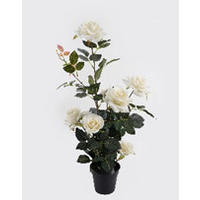 MŰNÖVÉNY - fehér/zöld, Basics, műanyag