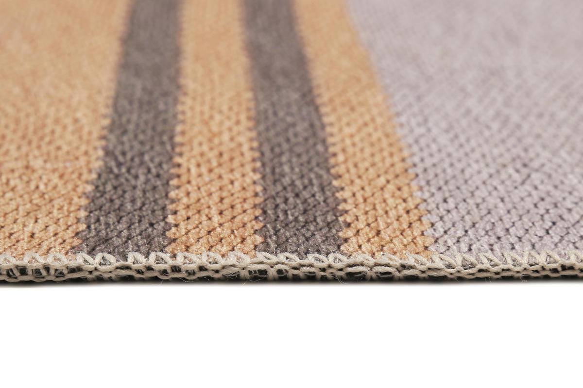 FLACHWEBETEPPICH 120/170 cm Camps Bay Braun, Grau, Orange  - Braun/Orange, KONVENTIONELL, Textil (120/170cm) - Esprit