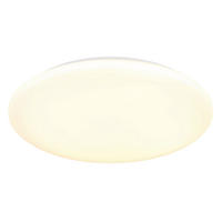 LED-DECKENLEUCHTE Donte 40/8,5 cm  - Opal/Weiß, Design, Kunststoff/Metall (40/8,5cm) - Globo