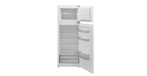 KÜCHENBLOCK 280 cm in Weiß, Eichefarben - Edelstahlfarben/Eichefarben, KONVENTIONELL, Holzwerkstoff/Metall (280cm) - Xora