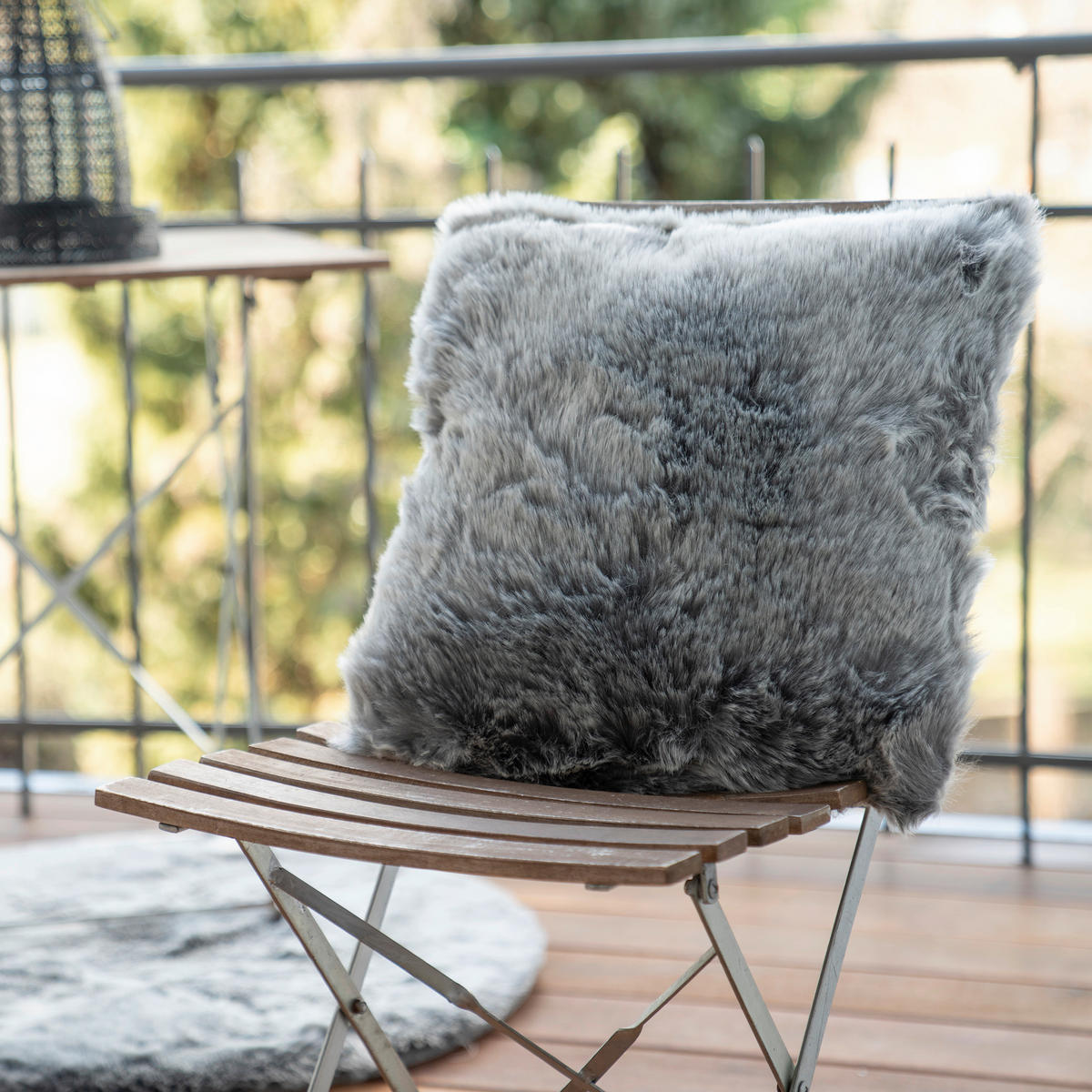 ZIERKISSEN  40/40 cm   - Silberfarben, Design, Textil (40/40cm) - Obsession