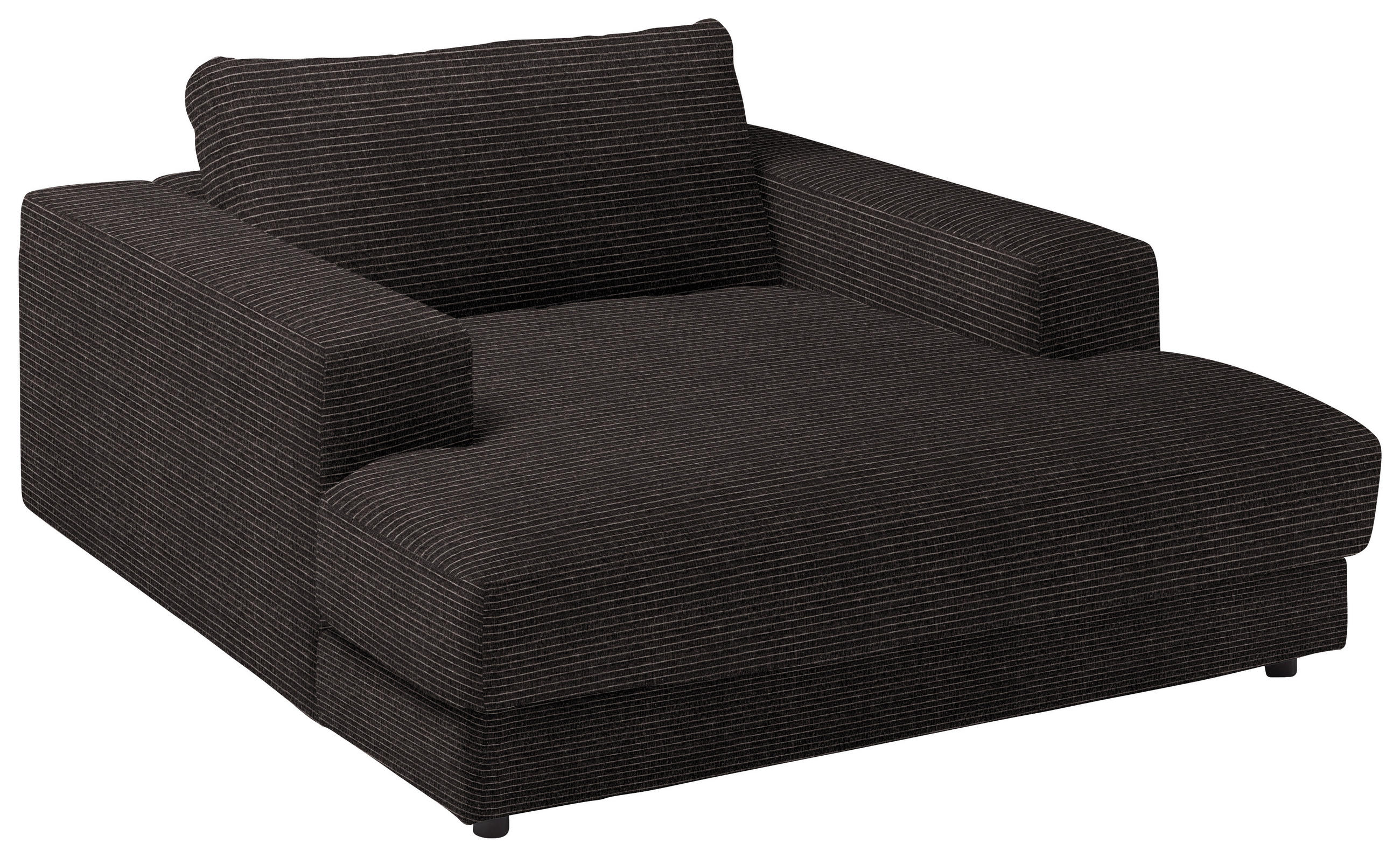 XXL-SESSEL in Chenille Anthrazit  - Anthrazit/Schwarz, Design, Kunststoff/Textil (150/86/170cm) - Lomoco