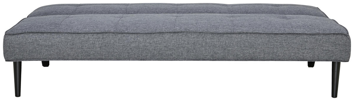 KANAPÉÁGY sötétszürke  - fekete/sötétszürke, Design, textil (180/77/93cm) - Carryhome