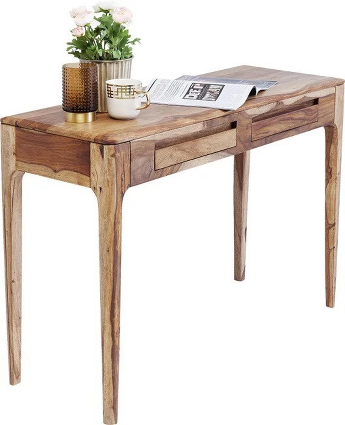 SCHREIBTISCH 110/40/76 cm  in Braun  - Braun, Trend, Holz/Holzwerkstoff (110/40/76cm) - Kare-Design