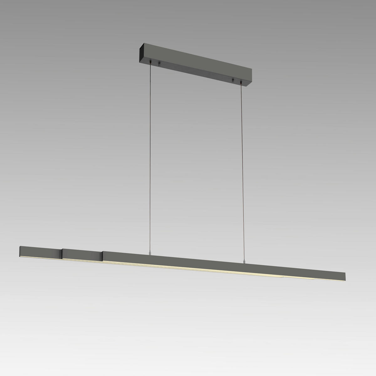 LED-HÄNGELEUCHTE 179/55/150 cm  - Anthrazit, Design, Kunststoff/Metall (179/55/150cm)