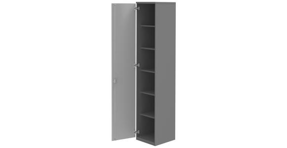 AKTENSCHRANK Anthrazit, Hellgrau  - Anthrazit/Hellgrau, KONVENTIONELL, Holzwerkstoff (40/217,4/43cm) - Moderano