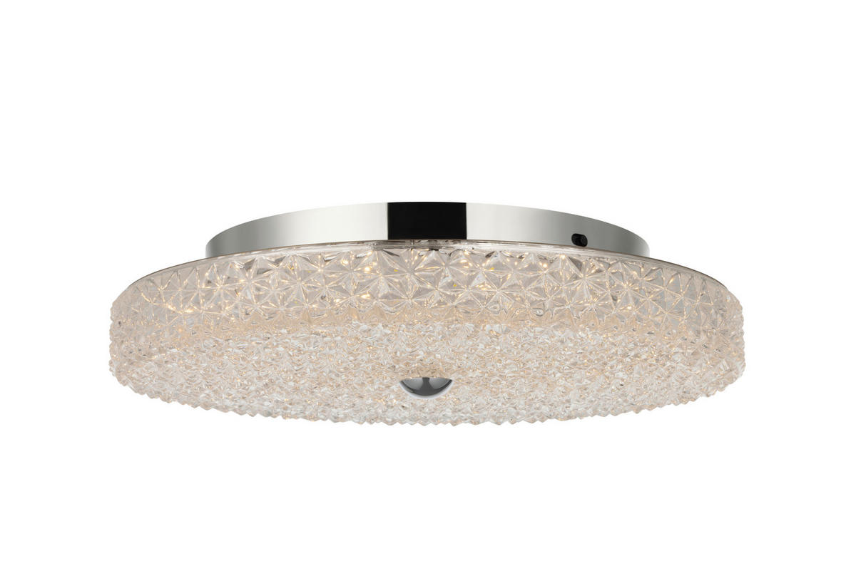 LED-TAKLAMPA 21 W 40/9,5 cm  - klar, Klassisk, metall/glas (40/9,5cm) - Glandor