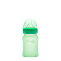 DJEČJA BOCA  150 ml     - tirkizna, Basics, staklo (6,5/6,7/17,9cm) - Everyday Baby