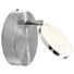 LED-STRAHLER - Nickelfarben, Design, Kunststoff/Metall (10/17/10cm) LED-STRAHLER - Nickelfarben, Design, Kunststoff/Metall (10/17/10cm)