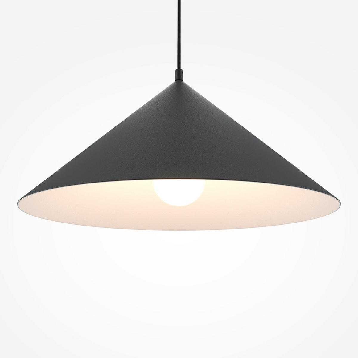 PENDELLEUCHTE 15,5/35/38 cm    - Schwarz, Modern, Metall (15,5/35/38cm) - MAYTONI