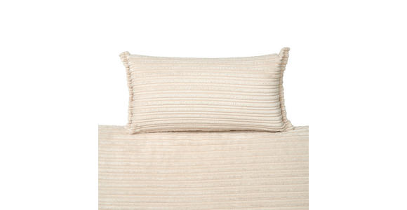 KOPFSTÜTZE - Creme, KONVENTIONELL, Textil (50/25/15cm) - Carryhome
