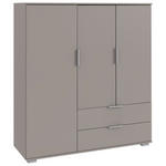 HIGHBOARD  in 130/140/40 cm  - Silberfarben/Hellgrau, KONVENTIONELL, Holzwerkstoff/Kunststoff (130/140/40cm) - Carryhome