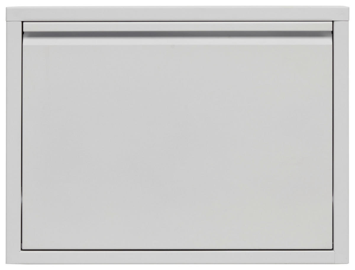 SCHUHKIPPER  in 50/37/15 cm  - Weiß, Basics, Metall (50/37/15cm) - Carryhome