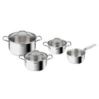 GRYT- OCH KASTRULLSET Intuition 7 delar  - stålfärgad, Design, metall/glas - Tefal