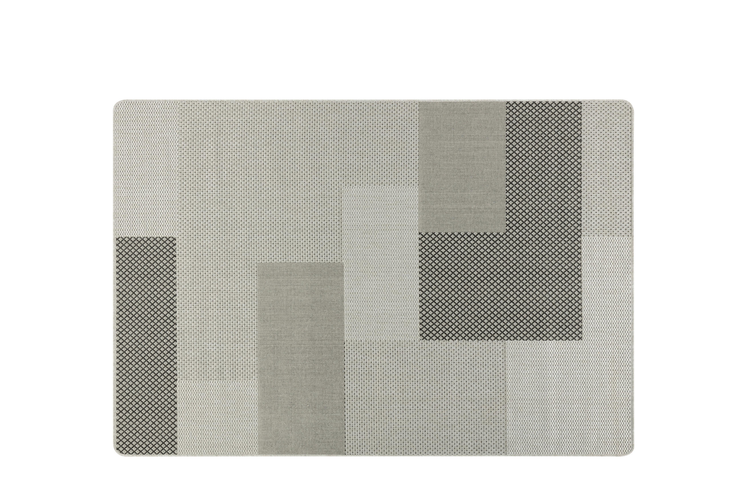 OUTDOORTEPPICH 60/110 cm 011623-013 Silberfarben  - Silberfarben, Basics, Kunststoff (60/110cm) - Novel