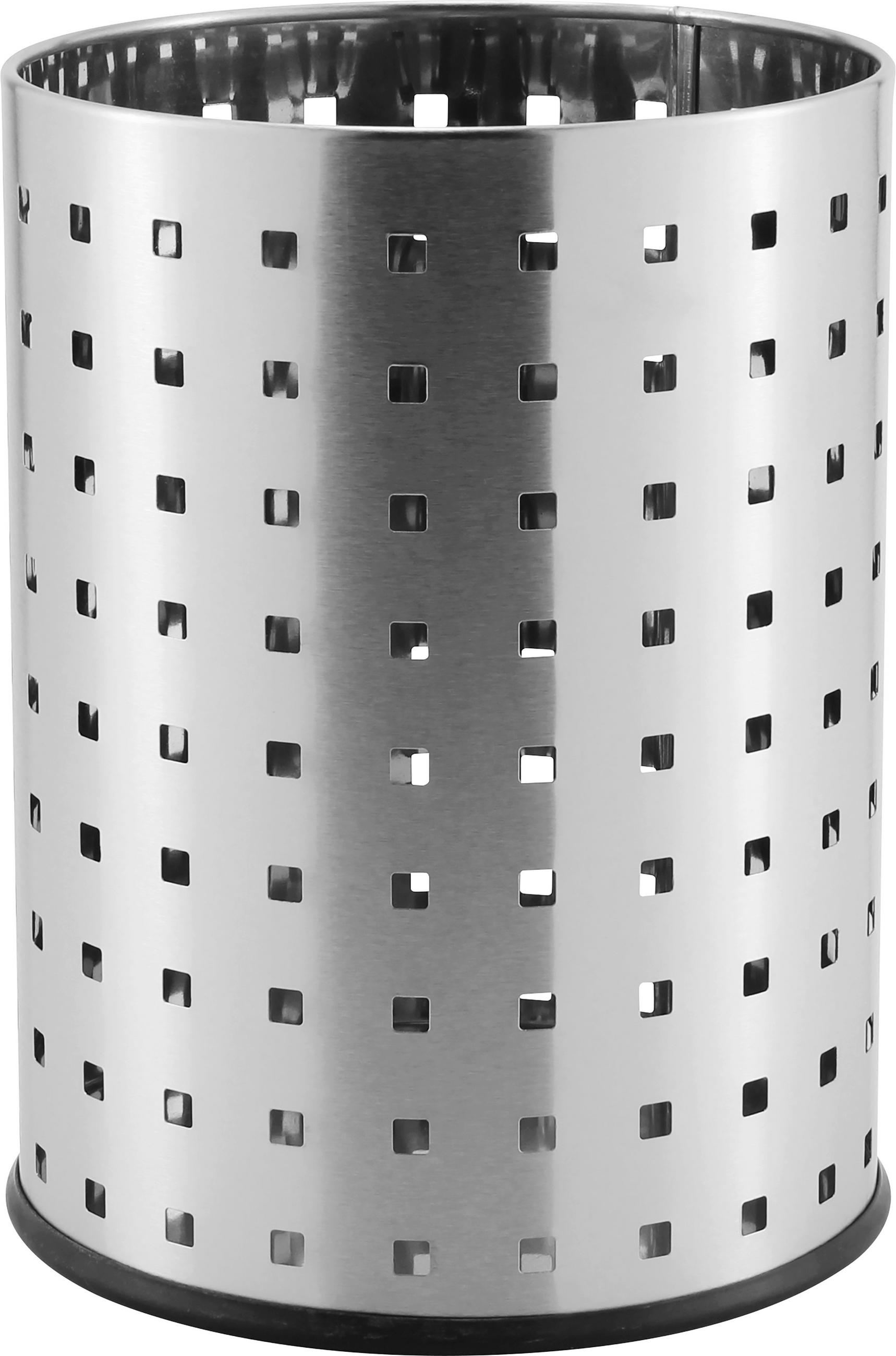 KOŠ NA PAPÍR 7 l - barvy nerez oceli, Basics, kov (20,5/27cm) - Homeware