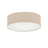DECKENLEUCHTE  60/15 cm    - Sandfarben, Design, Textil (60/15cm) - Fischer & Honsel