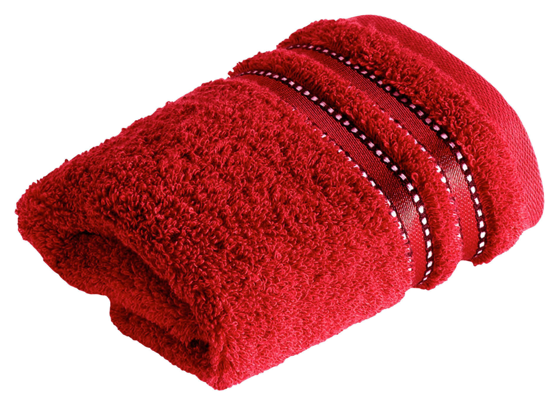 SEIFTUCH Cult de Luxe Rot 30/30 cm  - Rot, Basics, Textil (30/30cm) - Vossen