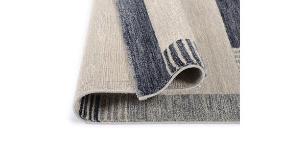 WEBTEPPICH 65/130 cm Palazzo Lobo Blau, Grau  - Blau/Grau, KONVENTIONELL, Textil (65/130cm) - Novel