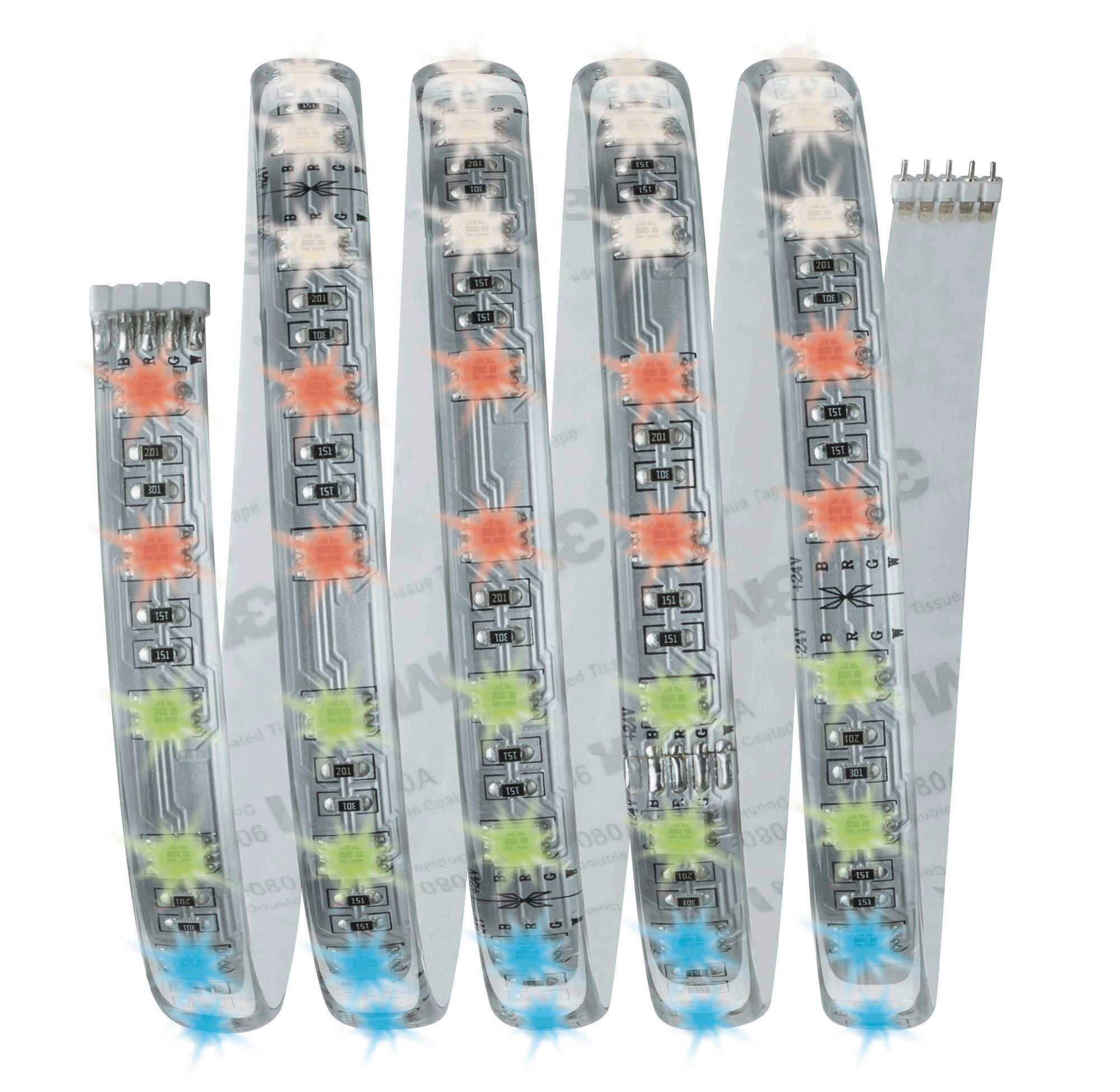 LED-STRIP MAX LED 150/1,25/0,3 cm   - Silberfarben, Design, Kunststoff (150/1,25/0,3cm) - Paulmann