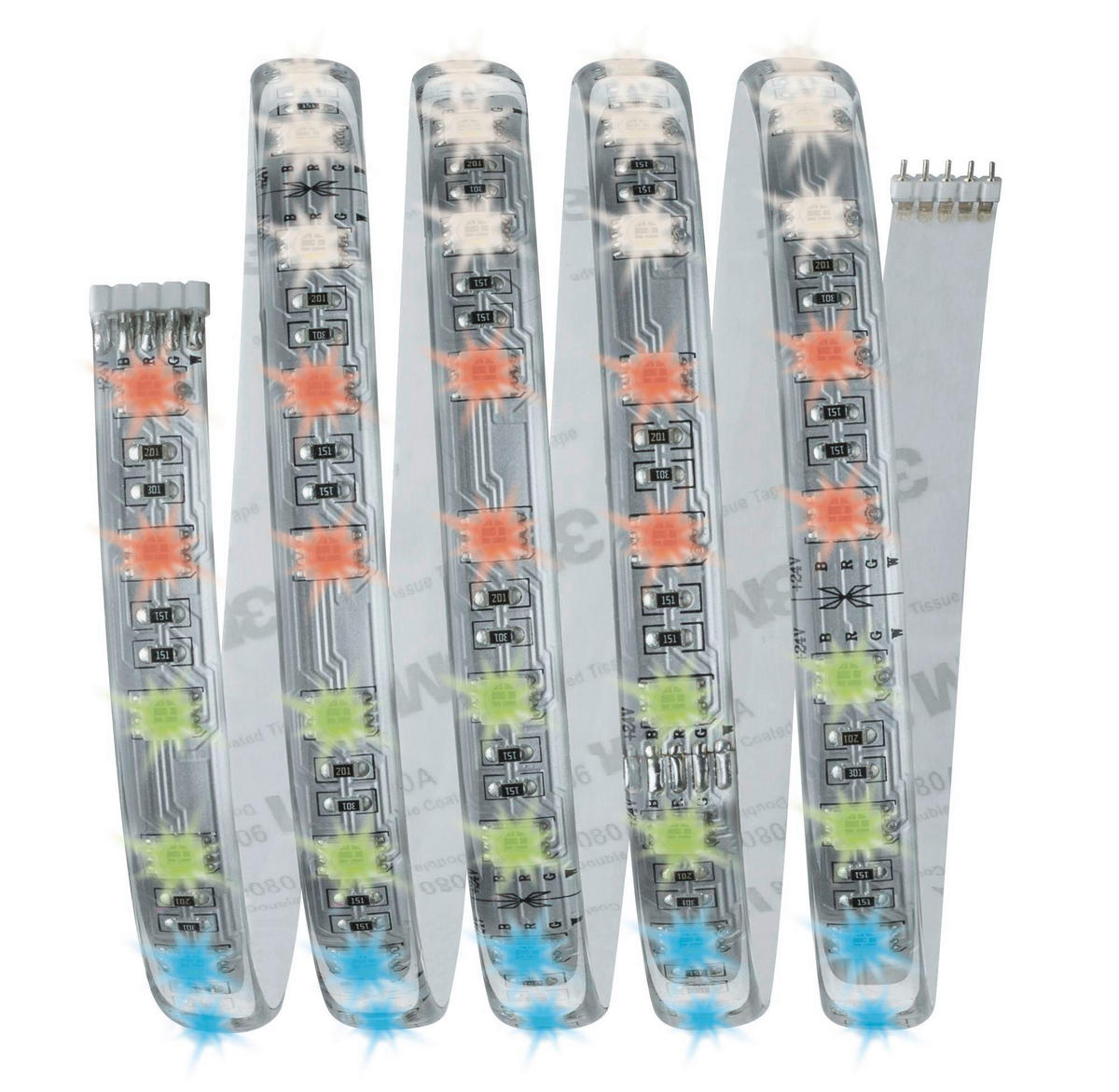 LED-STRIP 150/1,25/0,3 cm  MAX LED  - Silberfarben, Design, Kunststoff (150/1,25/0,3cm) - Paulmann