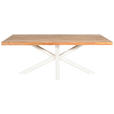 TISCHGESTELL in Metall 160/75/72 cm - Creme, Design, Metall (160/75/72cm) - Landscape