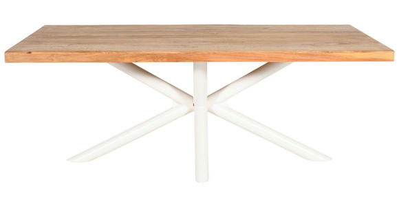 TISCHGESTELL in Metall 160/75/72 cm - Creme, Design, Metall (160/75/72cm) - Landscape