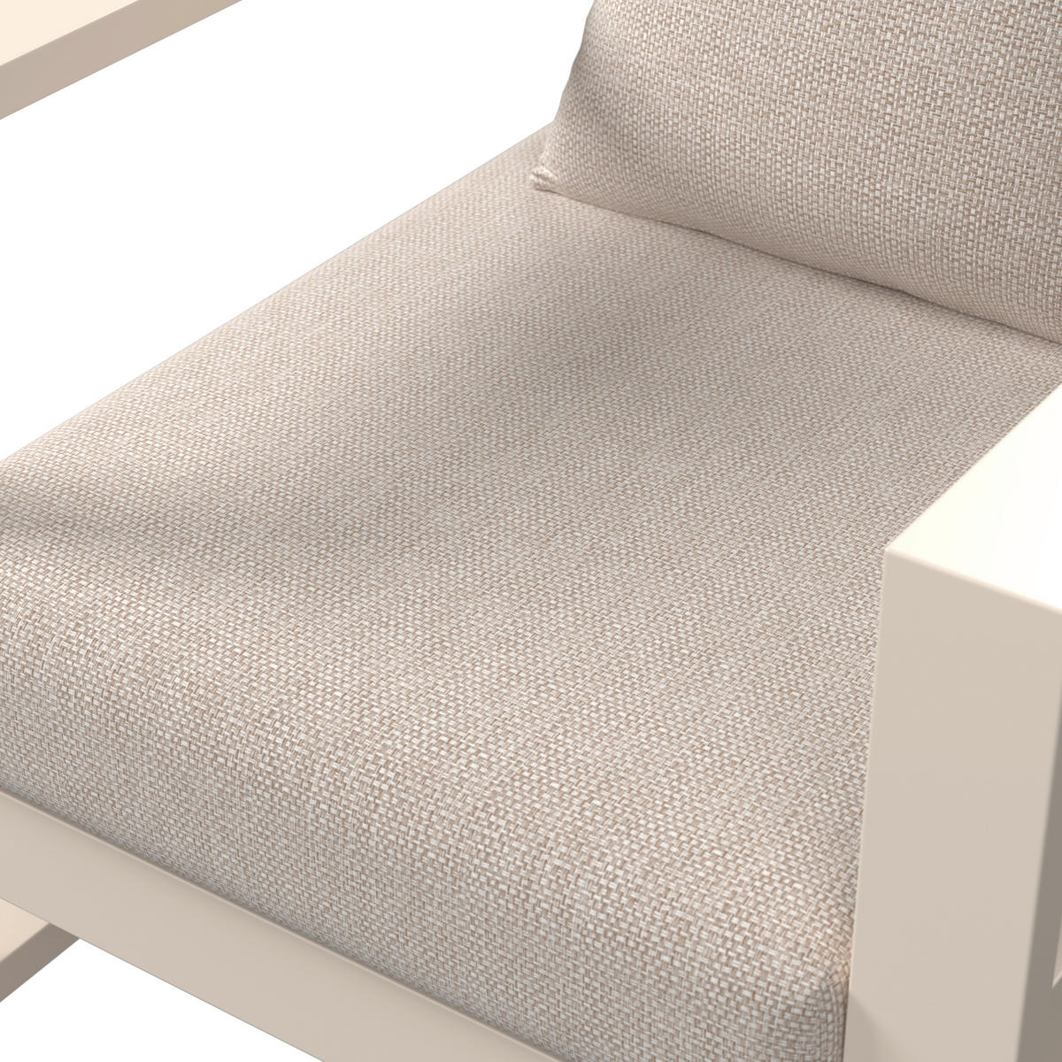 LOUNGESESSEL  - Beige, Design, Textil/Metall (76/60/90cm) - Amatio