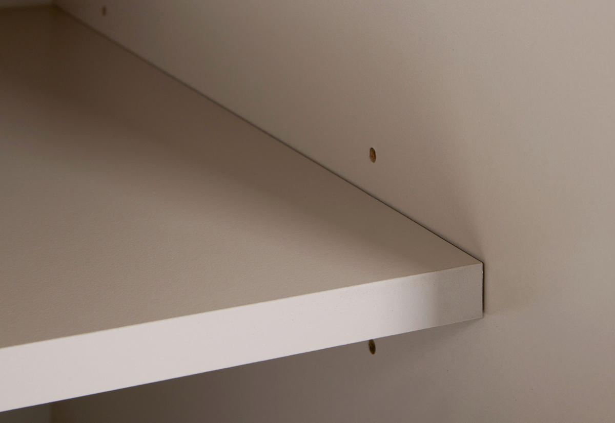 AUFSATZSCHRANK 70/60/60 cm  in  - Kaschmir/Silberfarben, ROMANTIK / LANDHAUS, Holzwerkstoff/Metall (70/60/60cm) - home24