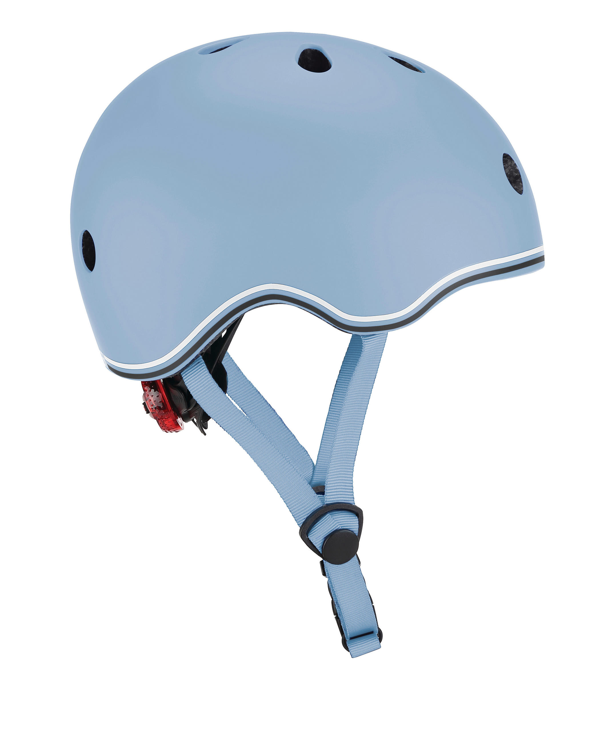 KINDERHELM HELM GO-UP LIGHTS  - Pastellblau, Basics, Kunststoff (24/21/14,5cm) - GLOBBER