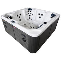 WHIRLPOOL XXL1912  - Schwarz/Weiß, Basics, Kunststoff (210/95/210cm)